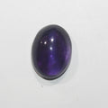Lote de 6 cabujones ovalados de amatista de 13 x 18 mm (6 unidades)
