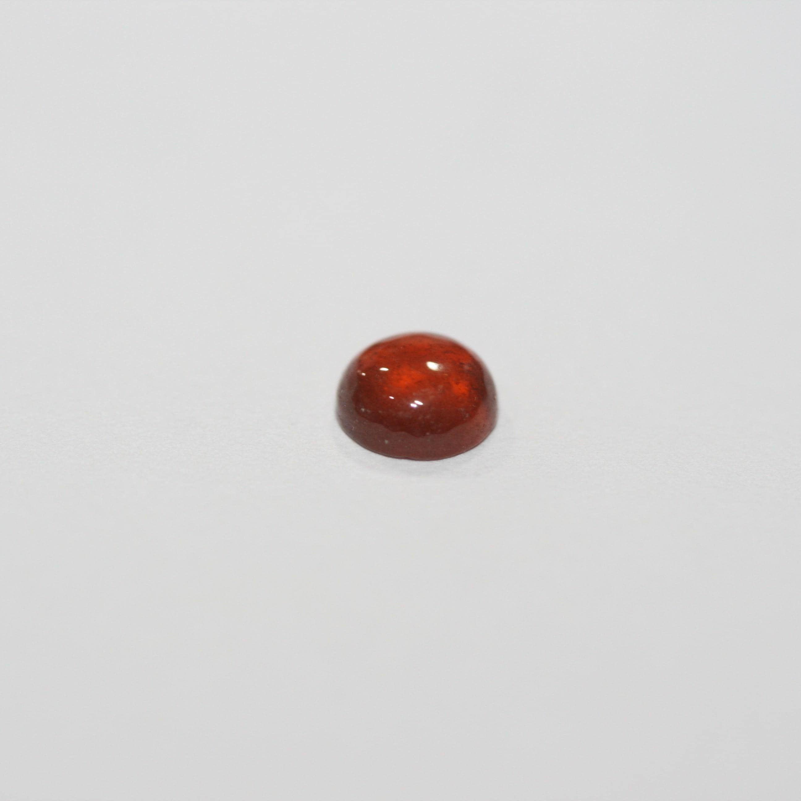 Hessonite Garnet Smooth Round Cabochon 5mm. (20 Pcs).- Item.1760CB
