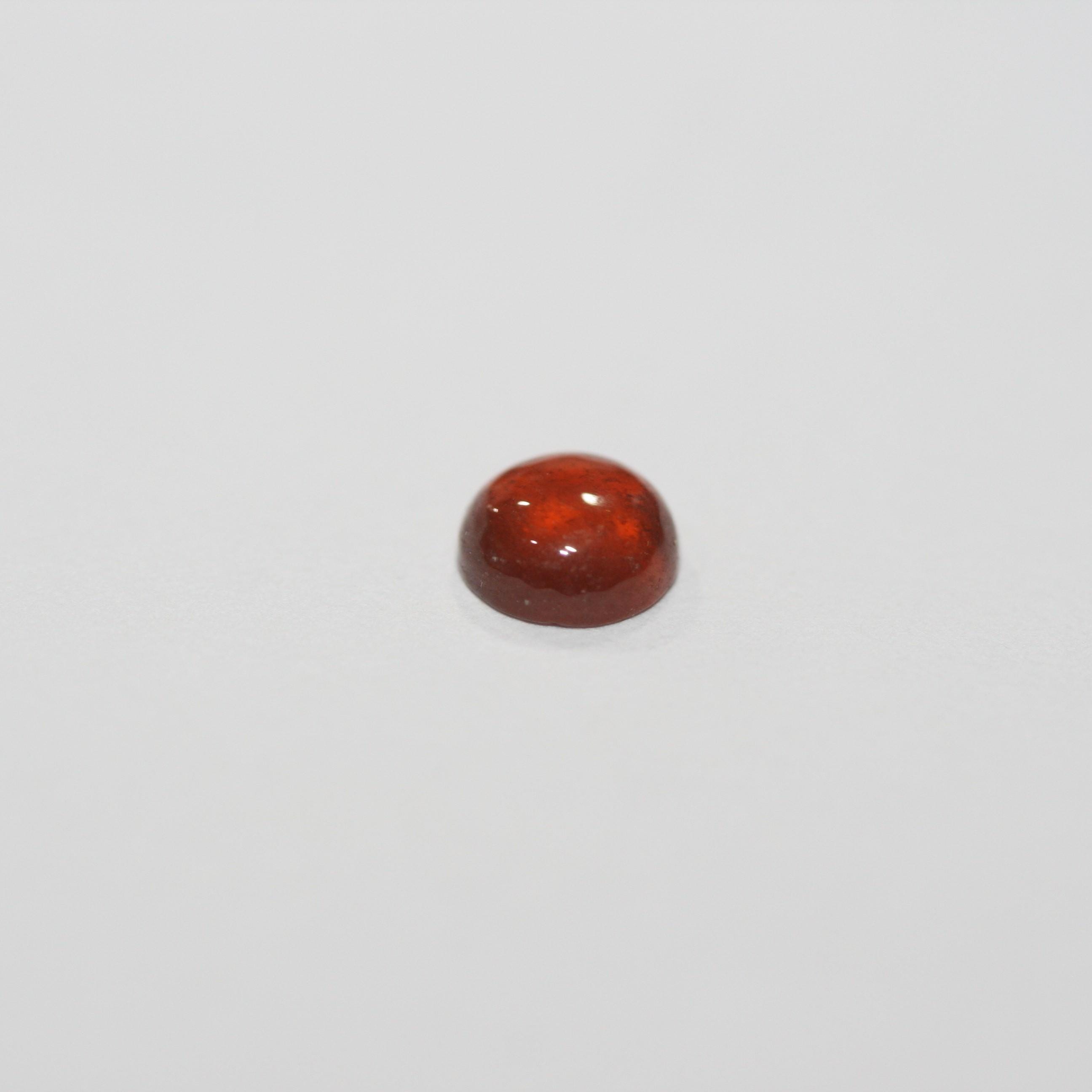 Hessonite Garnet Smooth Round Cabochon 6mm. (15 Pcs).- Item.1759CB