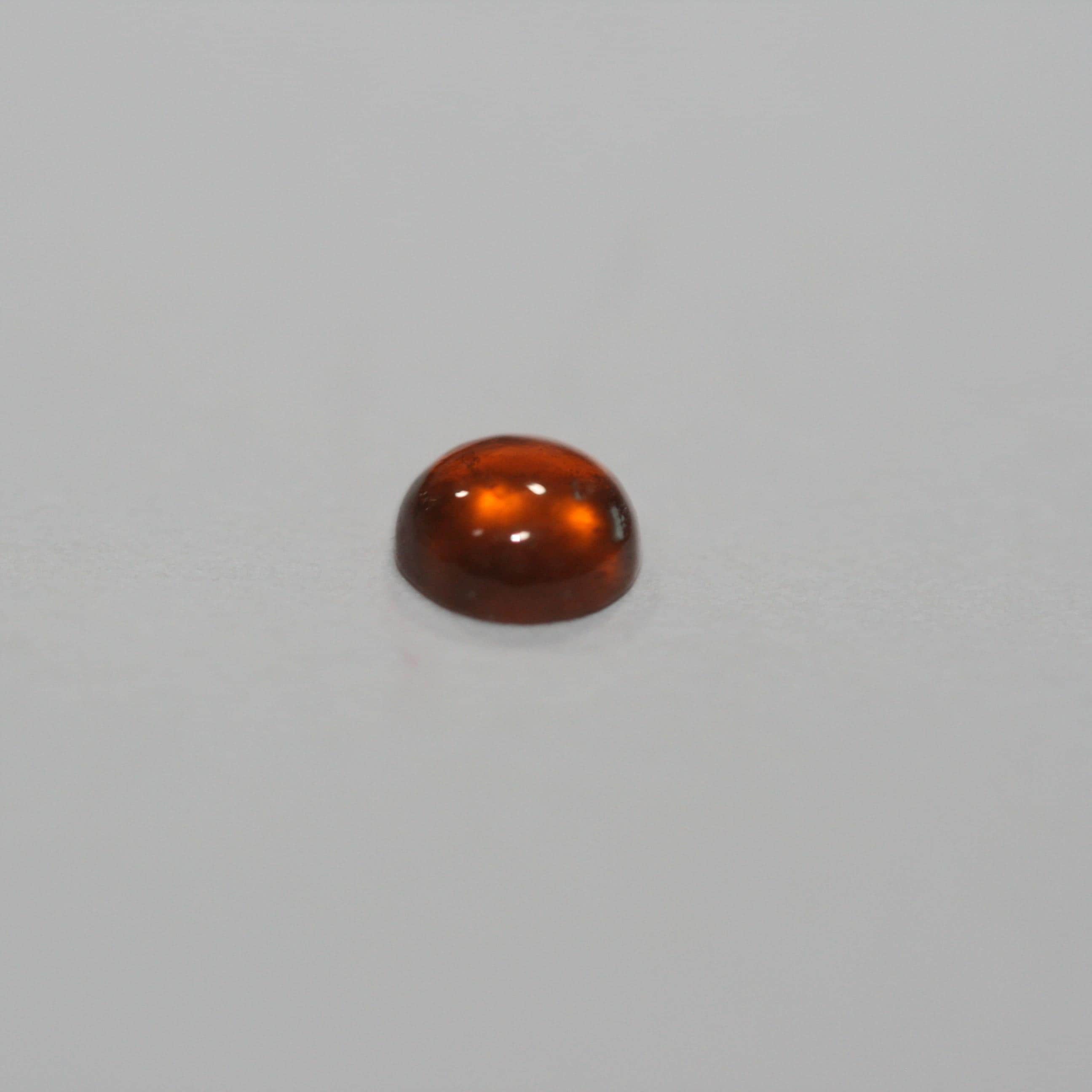 Hessonite Garnet Smooth Round Cabochon 3mm. (25 Pcs).- Item.1762CB
