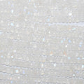 12" St Moonstone Faceted Rondelle Beads 6x3mm.-Strand 32cm