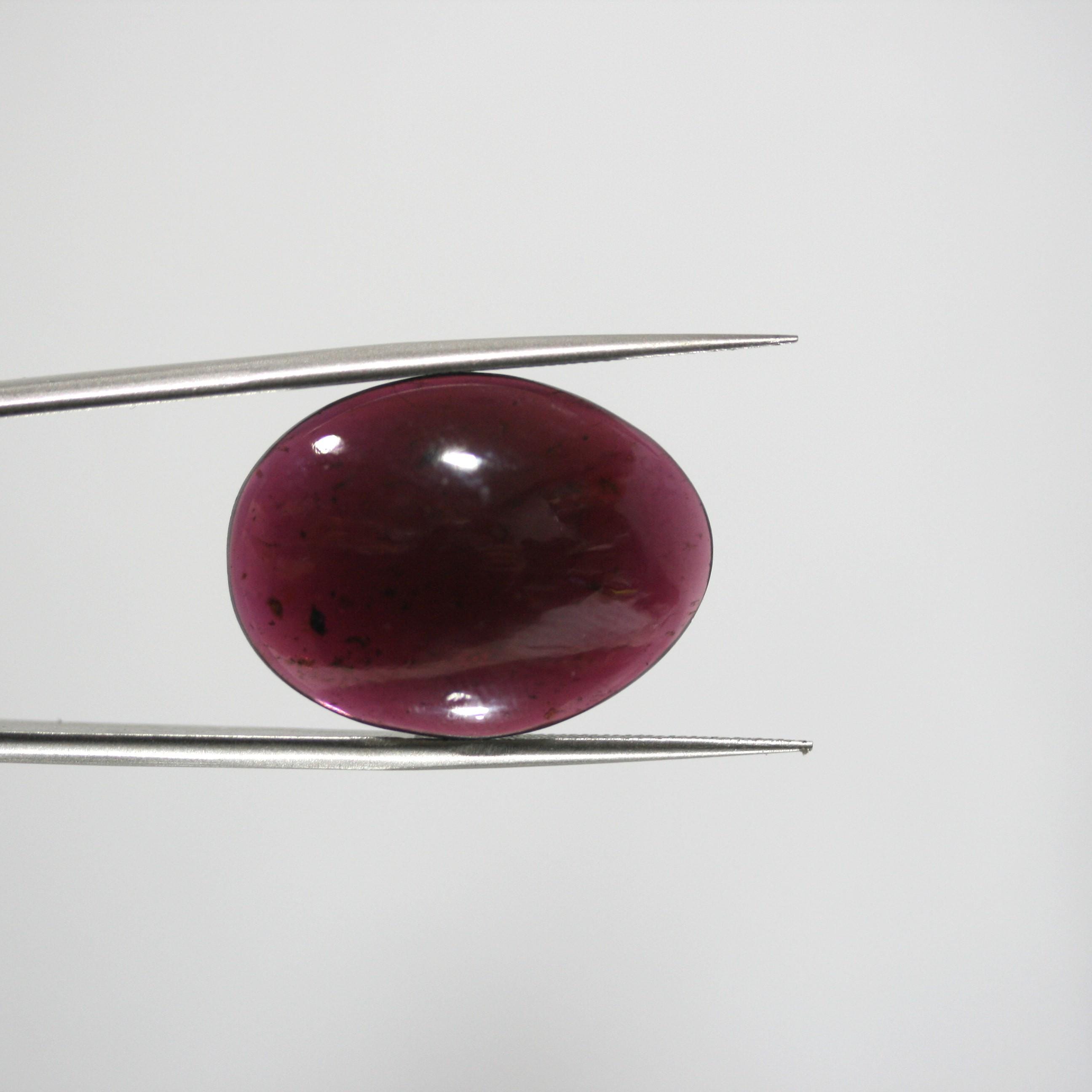 Ruby Oval Smooth Cabochon 25x19mm. (27.65ct.)