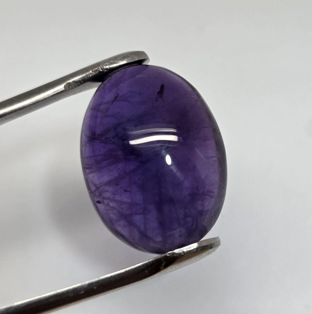 Deep African Amethyst Oval Cabochon 22.8x17mm.-(23.65ct).