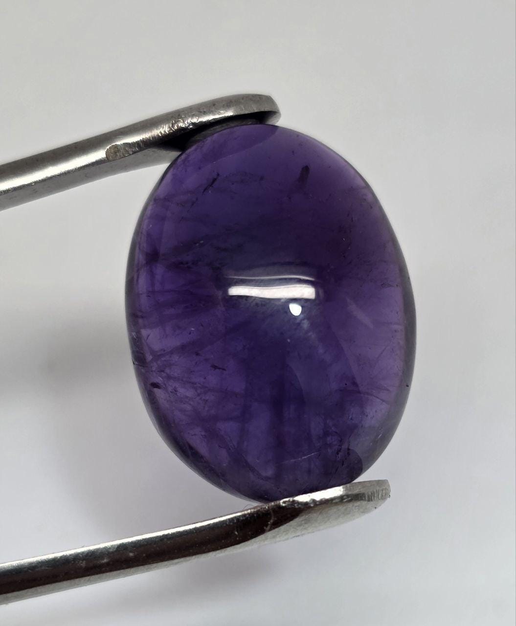 Deep African Amethyst Oval Cabochon 22.8x17mm.-(23.65ct).