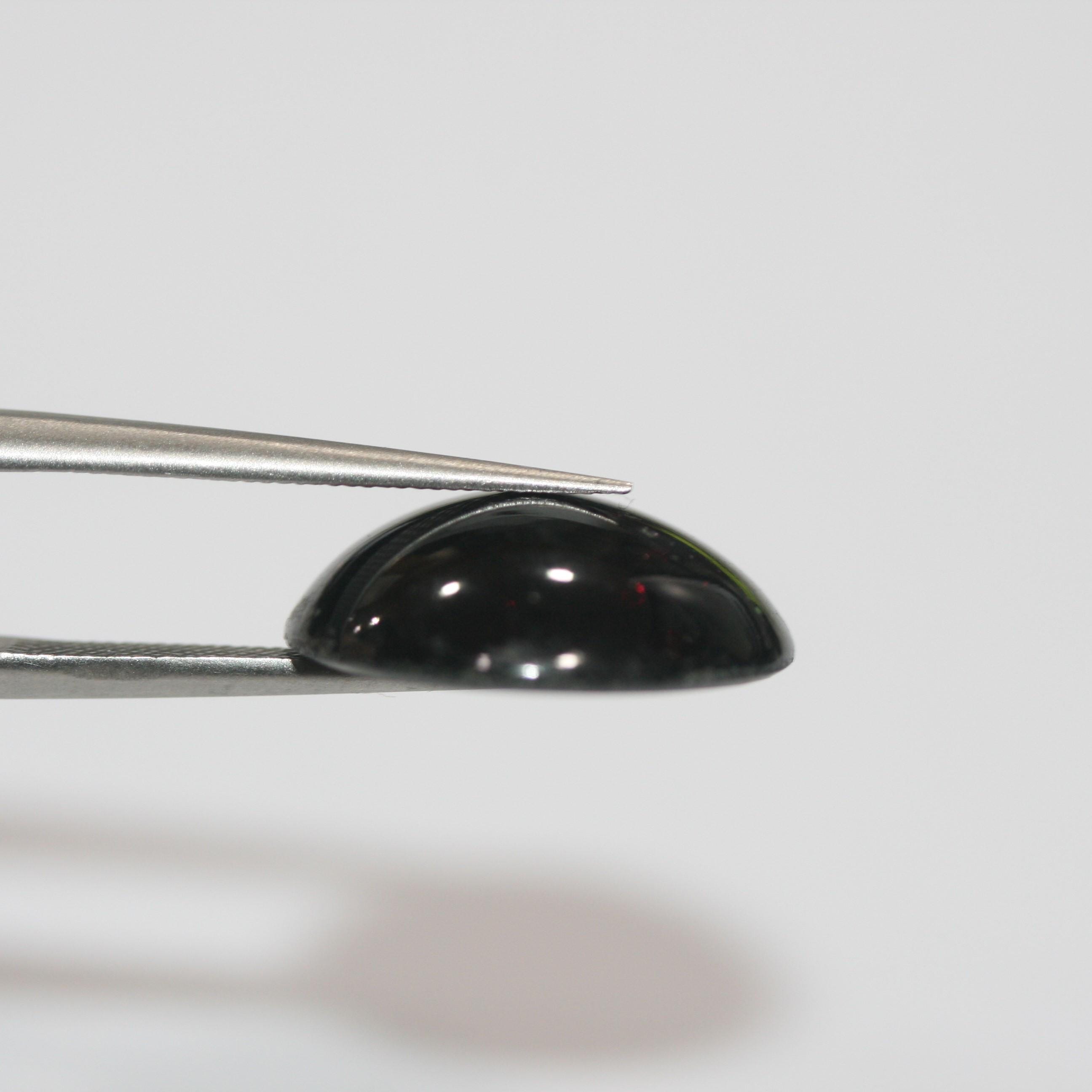 Garnet Round Smooth Cabochon 17mm.-(1 pcs.)