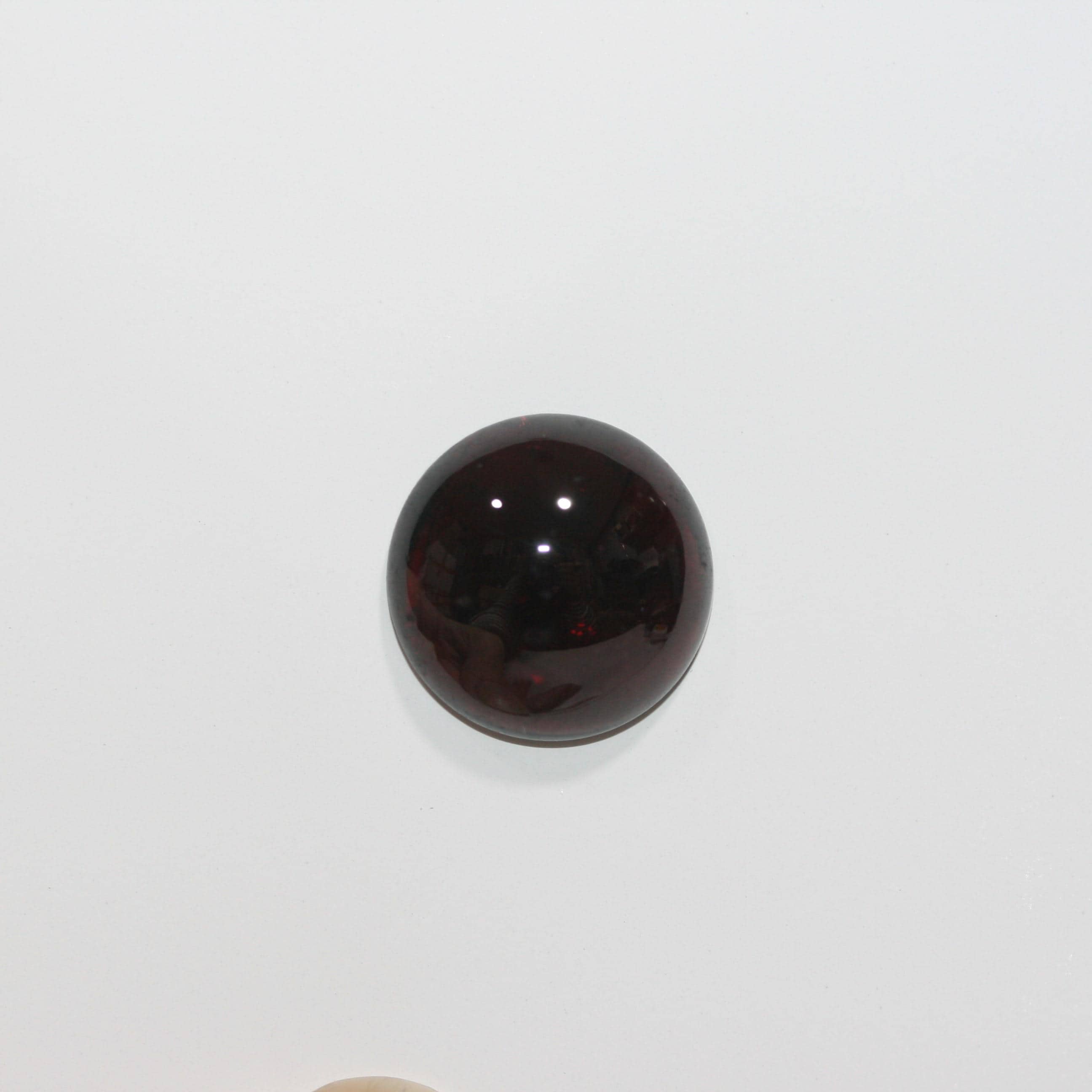 Garnet Round Smooth Cabochon 14mm.-(1 pcs.)