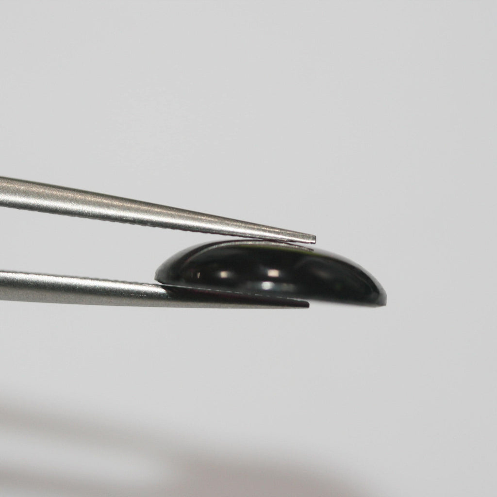 2 Pcs Garnet Round Smooth Cabochon 13mm.-(2 pcs.)