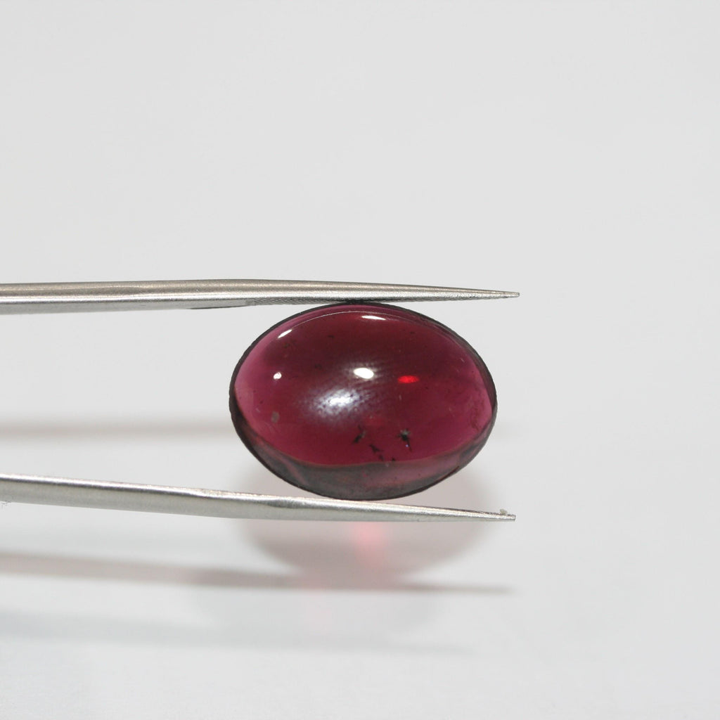 Garnet Oval Smooth Cabochon 20x15mm.-(1 pc.) - Hard Gems