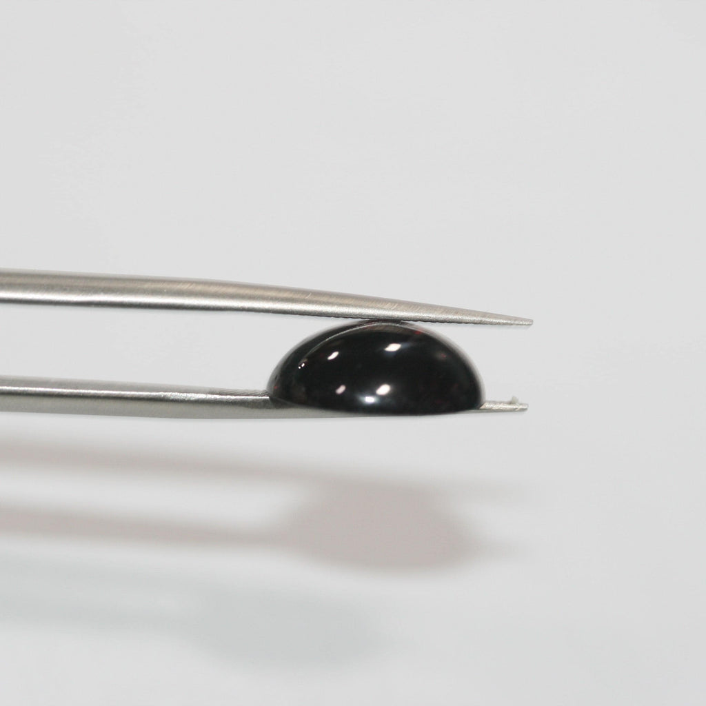 2 Pcs Garnet Oval Smooth Cabochon 14x12mm.-(2 pcs.)