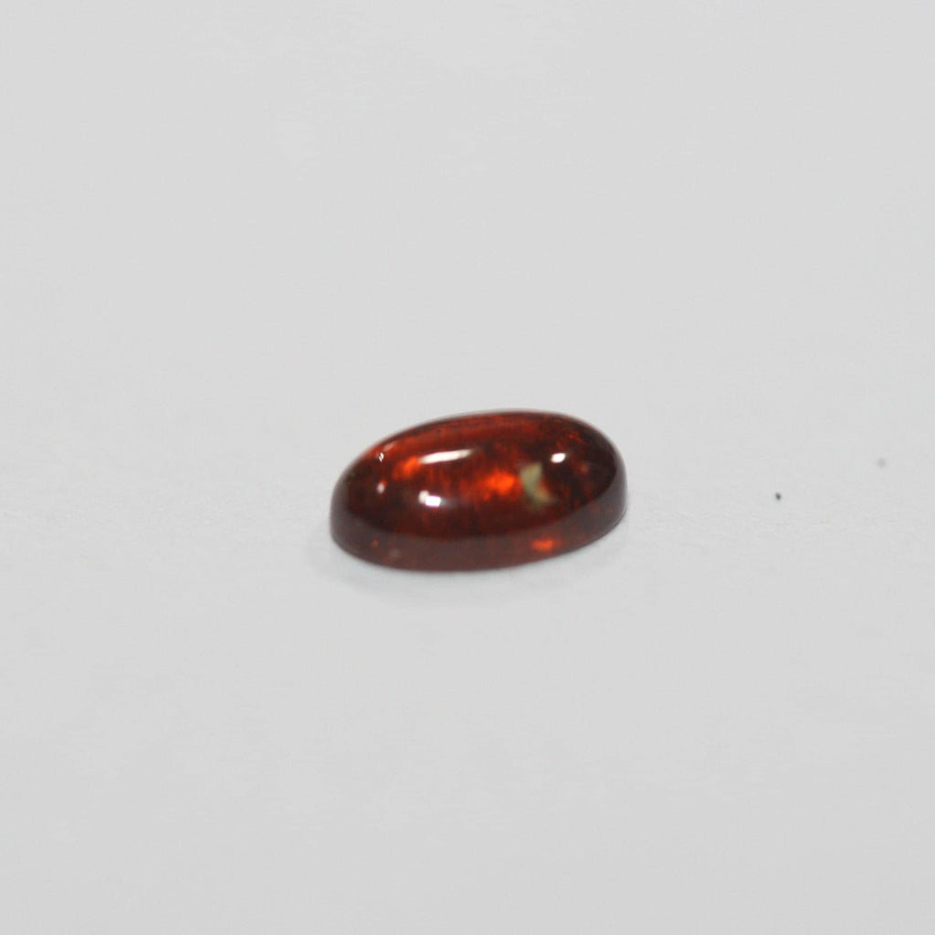Hessonite Garnet Smooth Oval Cabochon 6x4mm. (15 Pcs).- Item.1754CB