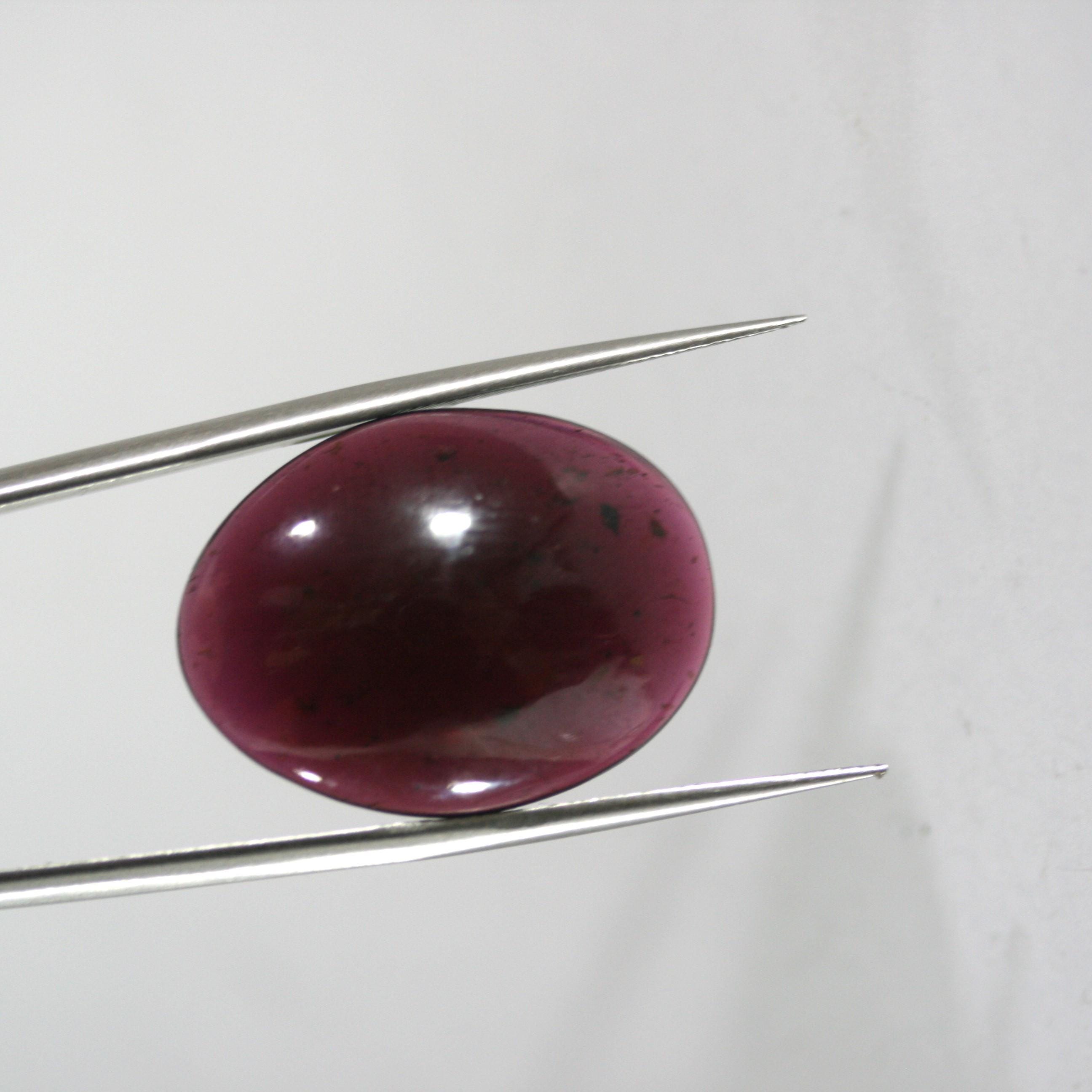Ruby Oval Smooth Cabochon 25x19mm. (27.65ct.)
