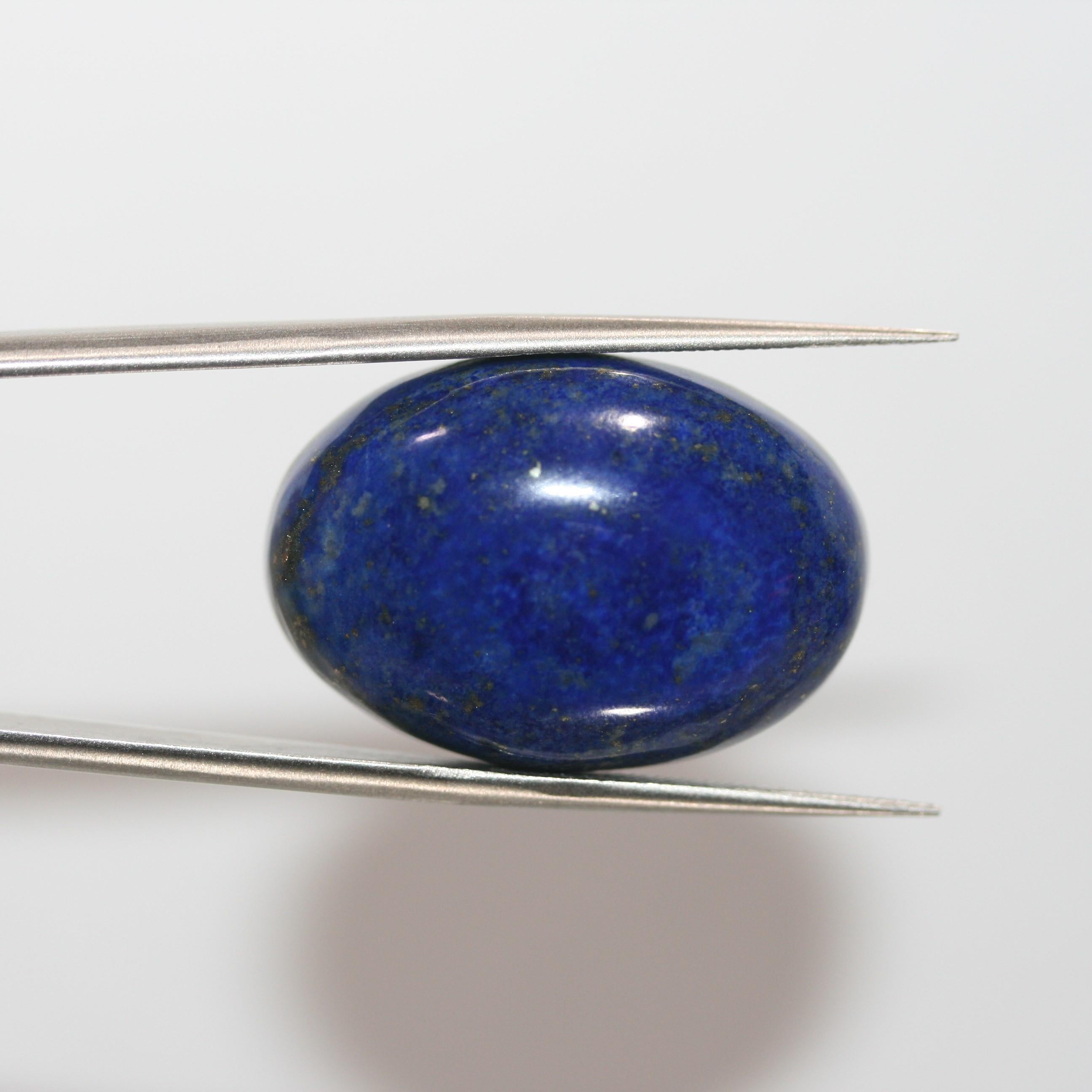 Lapis Lazuli Smooth Oval Cabochon 27.5x19mm (38.71ct)