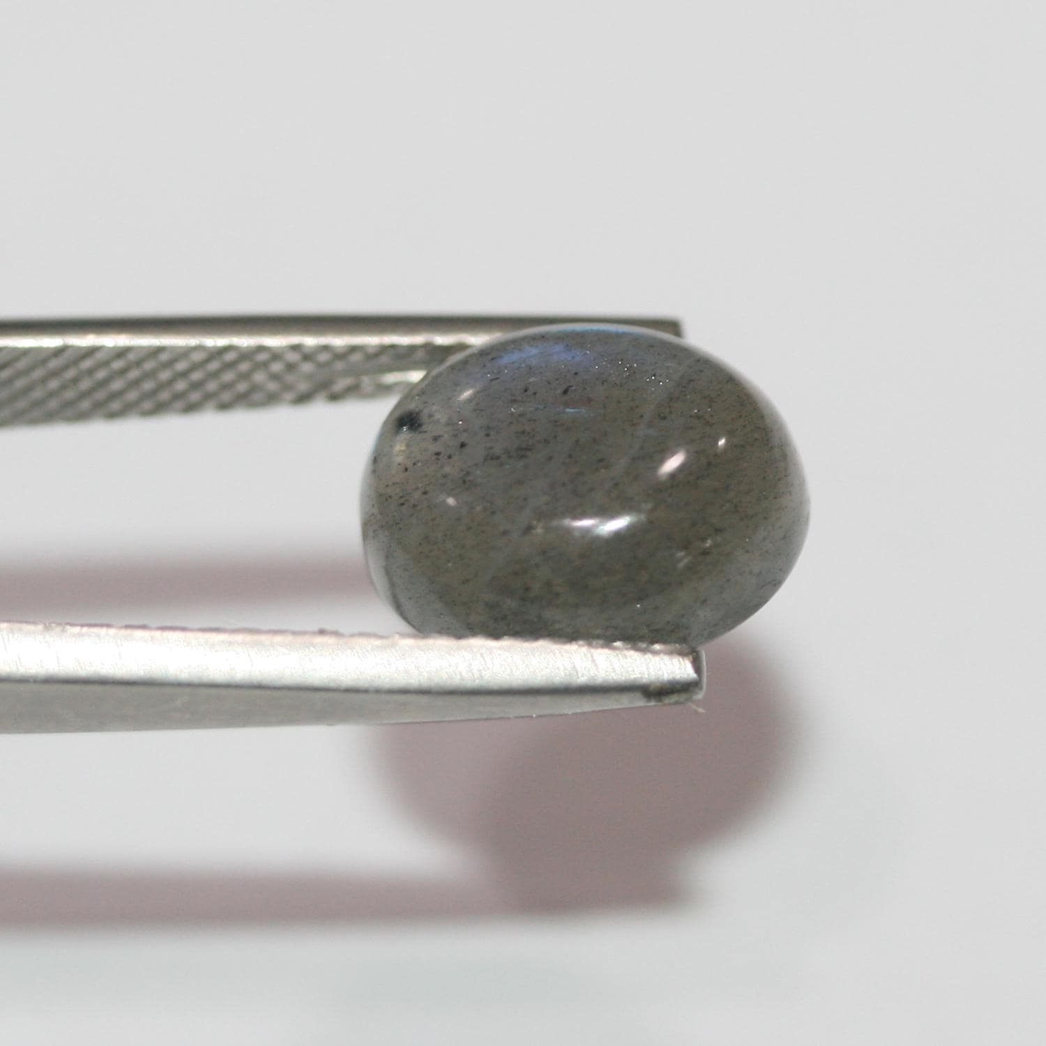 Lote de 4 cabujones ovalados de labradorita de 12 x 10 mm (4 unidades)