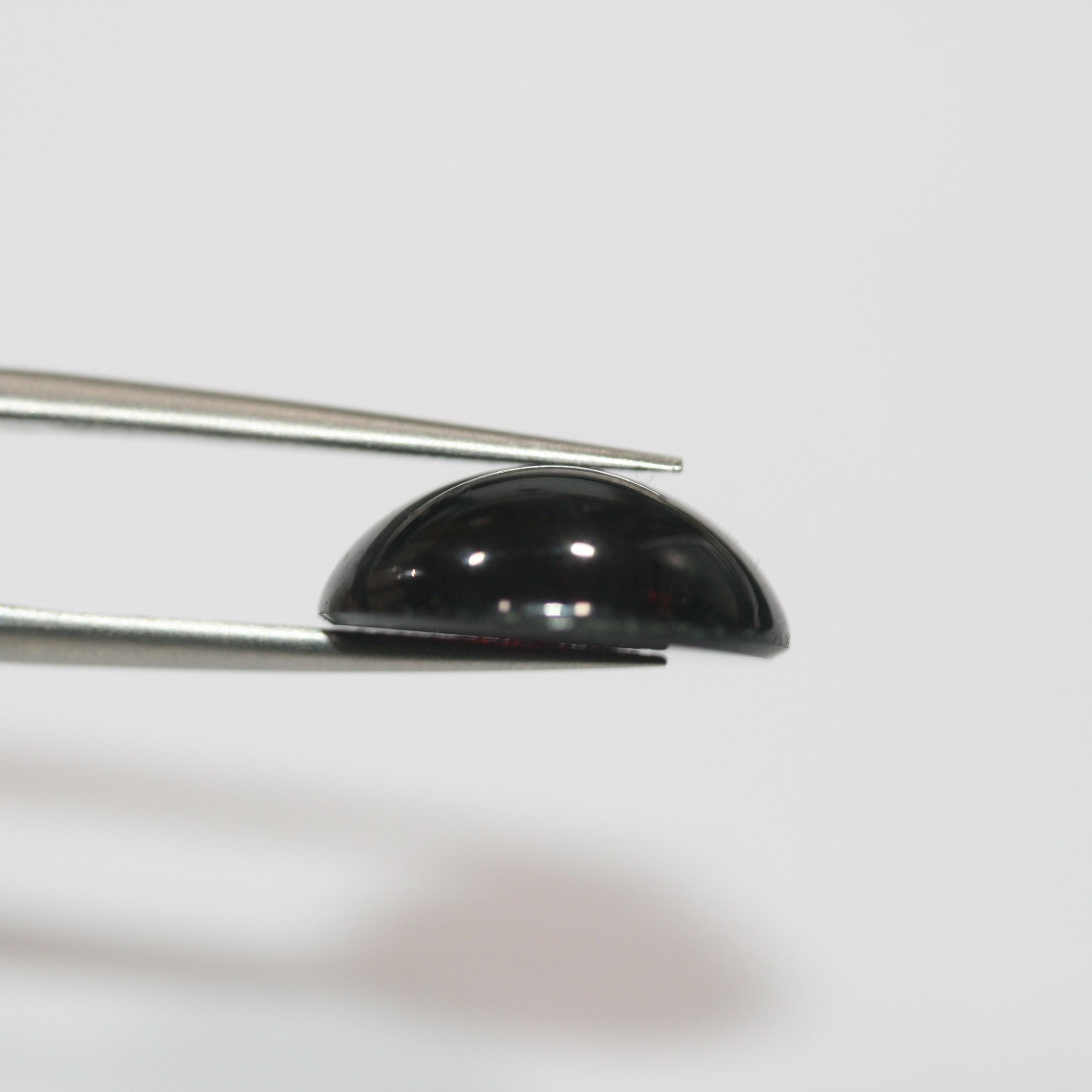 Garnet Round Smooth Cabochon 14mm.-(1 pcs.)