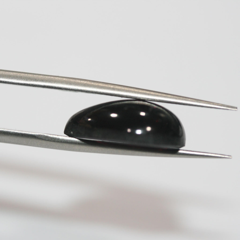 4 Pcs Garnet Drop Smooth Cabochon 16x12mm.-(4 pcs.)
