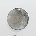 Turmalinated Quartz Round Smooth Cabochon 30mm (1 Pc).- Item.1783CB