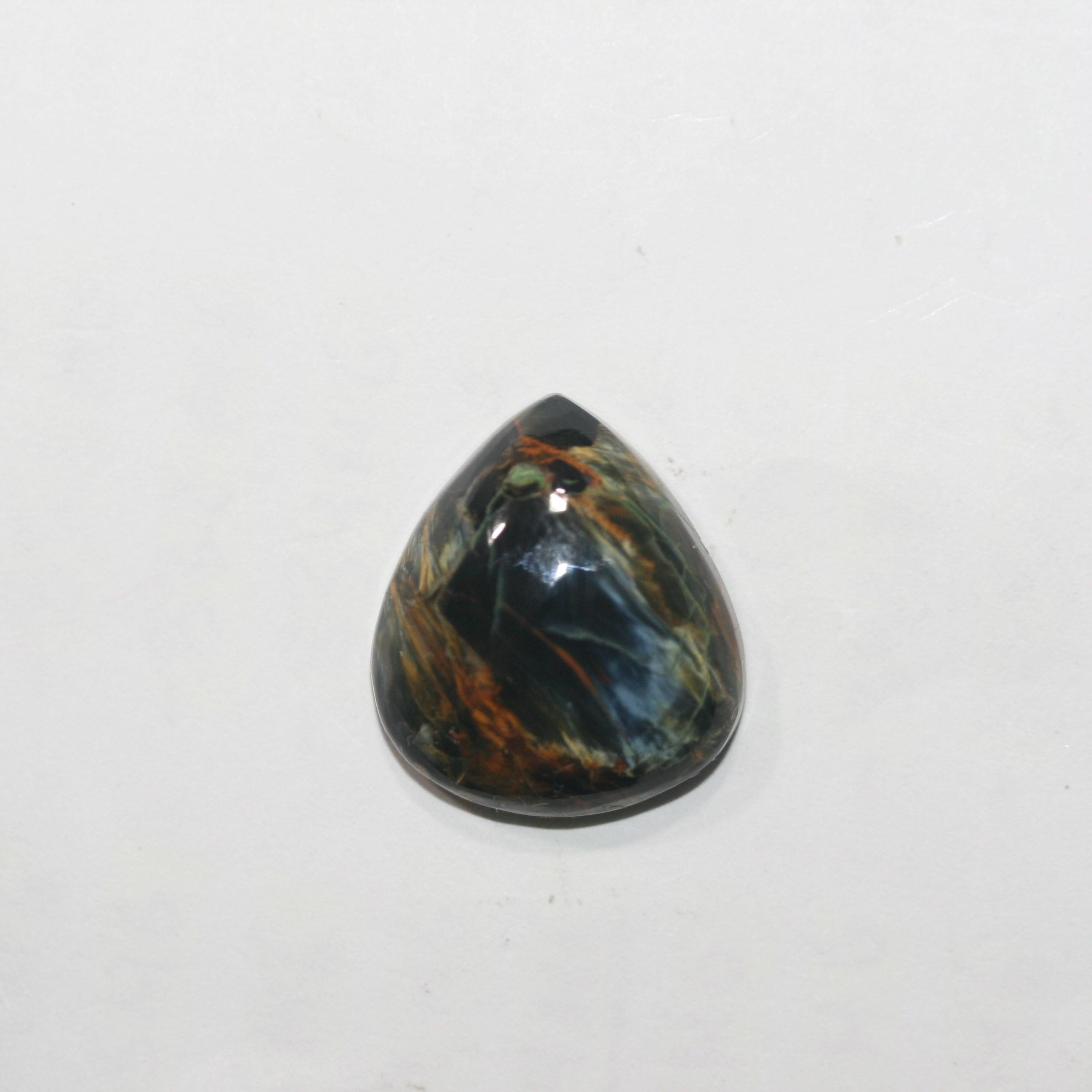 Pietersite Smooth Drop Cabochon 9.2x7mm - 14.30ct.-One Of A Kind