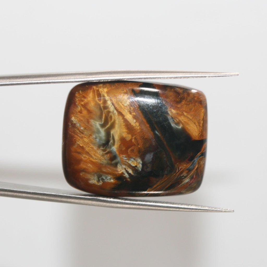 Pietersite Smooth Rectangle Cabochon 26x21m - 28.31ct.-One Of A Kind