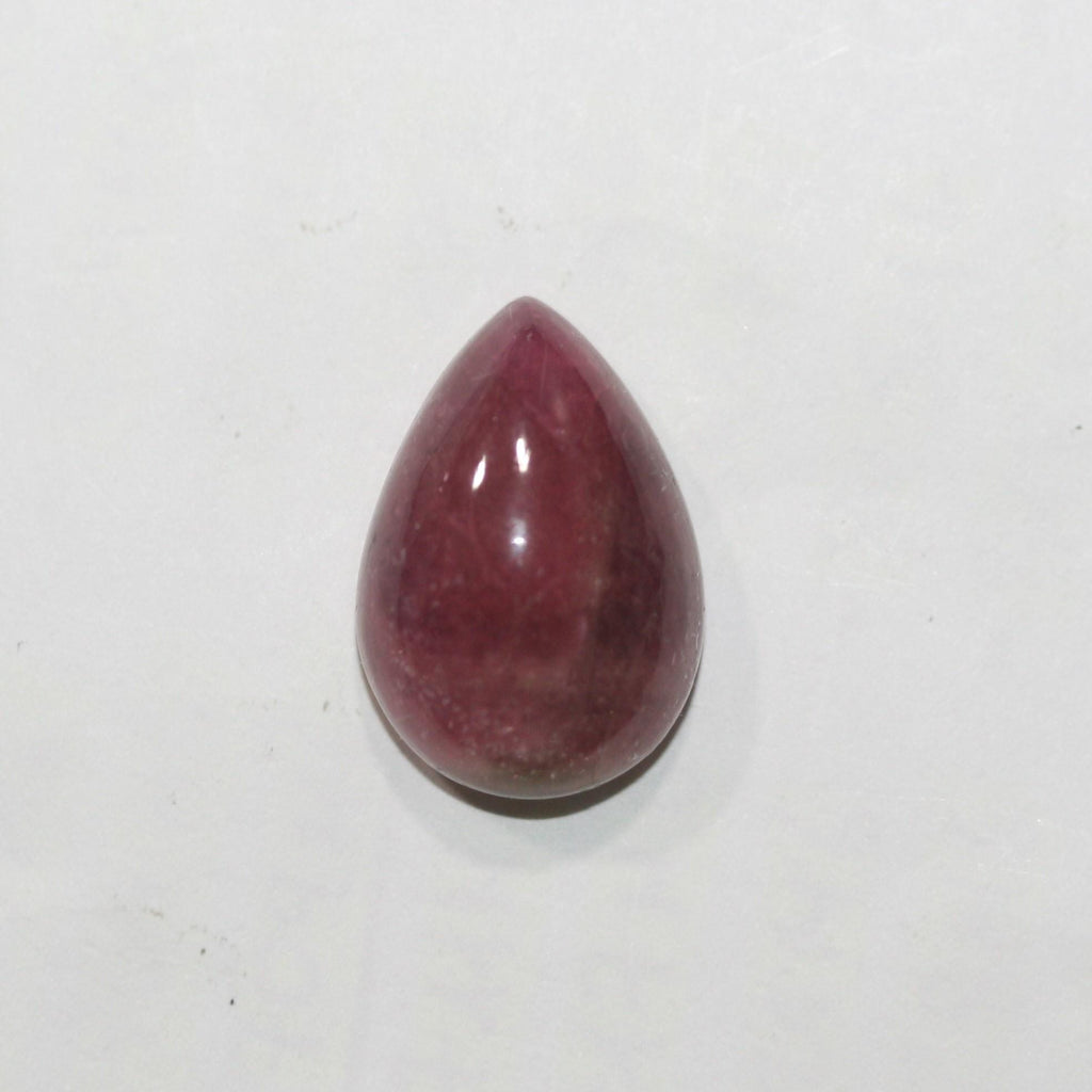 Bicolor Tourmaline Smooth Drop Cabochon 19.7x13.6mm. (16.17ct.) - Hard Gems