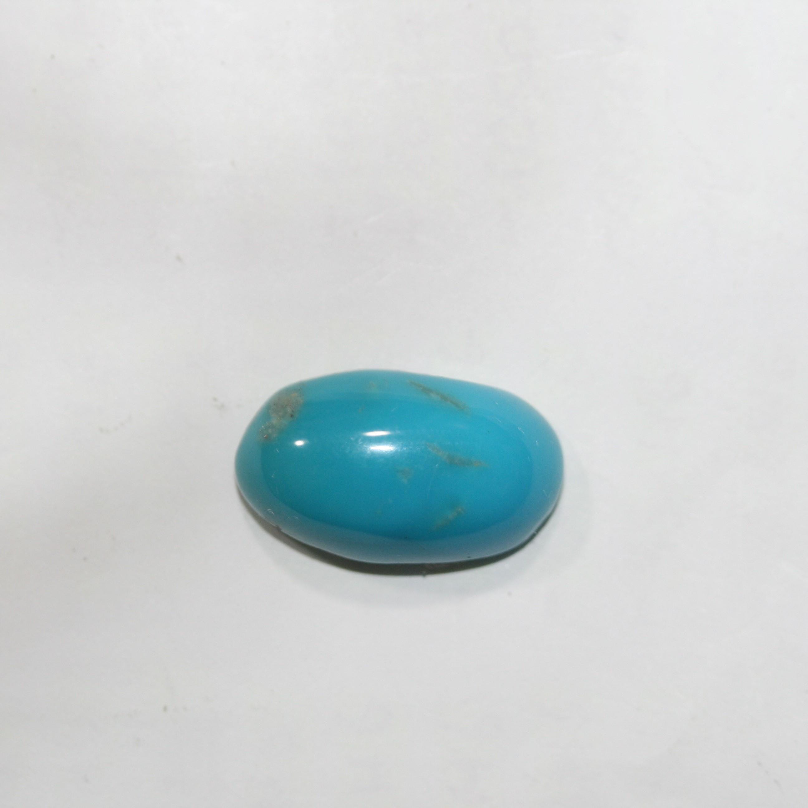 Natural Turquoise Smooth Oval Cabochon 21.7x12.7mm. (15.8ct.)